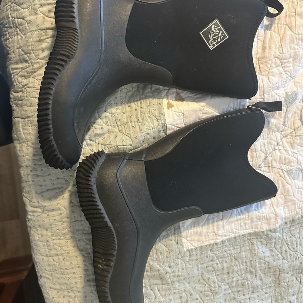 Kids Black Boots